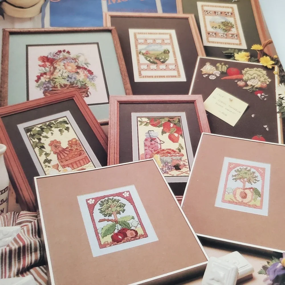 An Early Country Morning Cross Stitch Pattern Book Vanessa-Ann Collection VAC 17